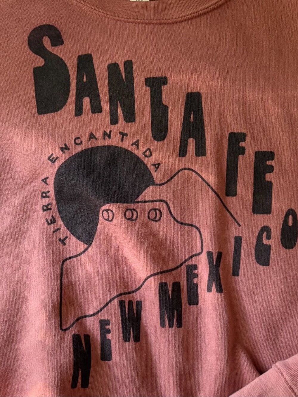 Santa Fe Crop Sweatshirt, L - Picture 2 of 3